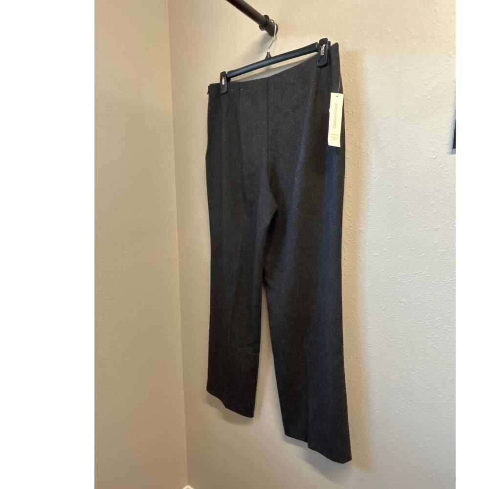 NWT Coldwater Creek Classic Holly Tweed size 14 Black Gray Dress Pant $79 MSRP - Picture 3 of 7